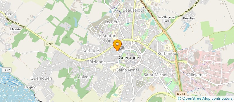 localisation de l'entreprise FLUXEOS  GUERANDE