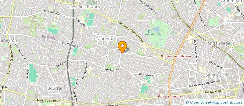 localisation de l'entreprise FLUXINVEST à BORDEAUX