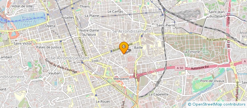 localisation de l'entreprise FLUXME à MARSEILLE