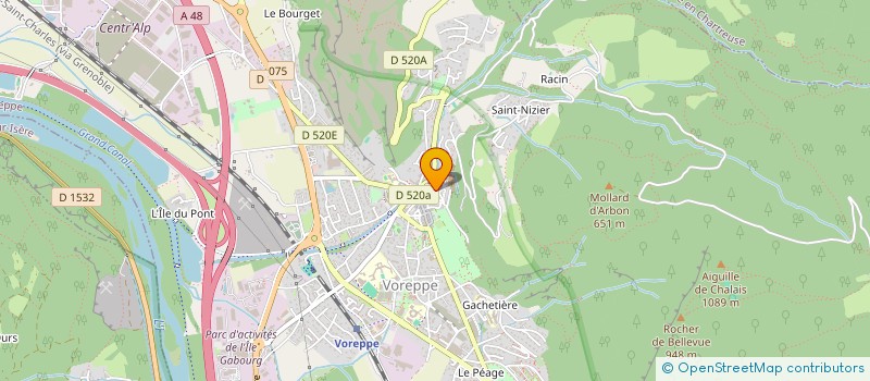 localisation de l'entreprise FLUXMEDIA à VOREPPE