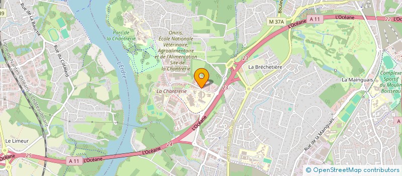 localisation de l'entreprise FLUXMETAL à NANTES