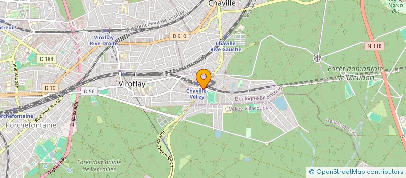 localisation de l'entreprise FLUXTECH à CHAVILLE