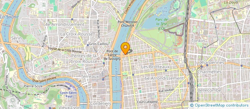 localisation de l'entreprise FLV  LYON