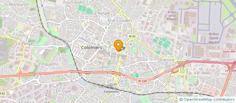 localisation de l'entreprise FLV NOTAIRES à COLOMIERS
