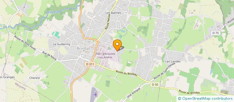 localisation de l'entreprise FLVA HOLDING  BRINDAS