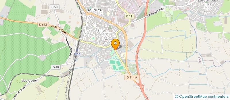 localisation de l'entreprise FLW  ELNE