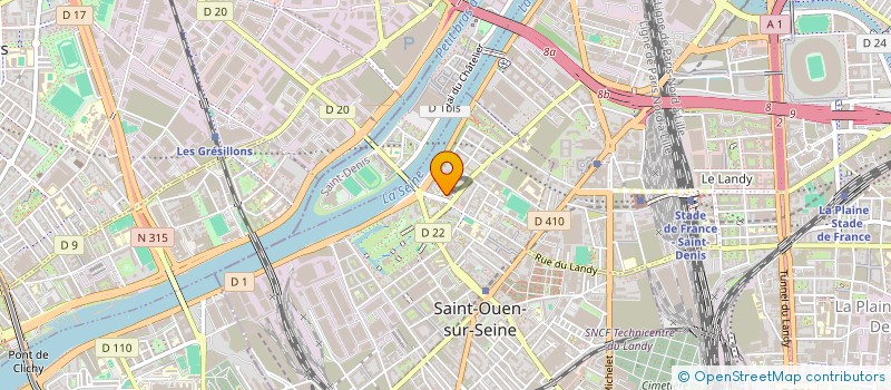 localisation de l'entreprise FLY à SAINT-OUEN-SUR-SEINE