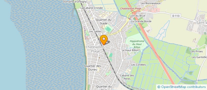 localisation de l'entreprise FLY AVENTURE à CHATELAILLON-PLAGE