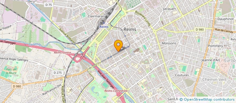 localisation de l'entreprise FLY'BAT à REIMS