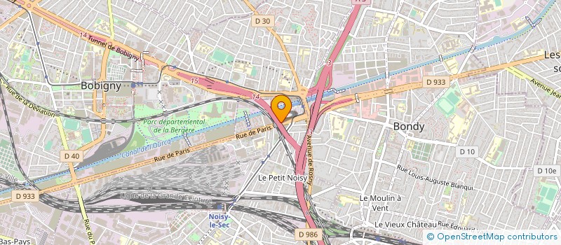 localisation de l'entreprise FLY CAR à NOISY-LE-SEC