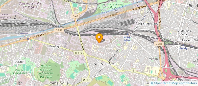 localisation de l'entreprise FLY COPTER à NOISY-LE-SEC