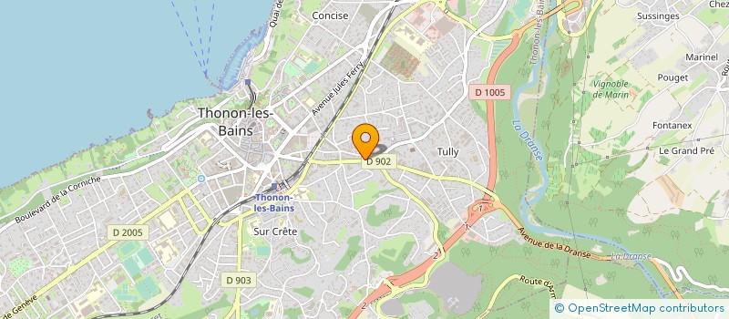 localisation de l'entreprise FLY DANCE CIRCUS à THONON-LES-BAINS
