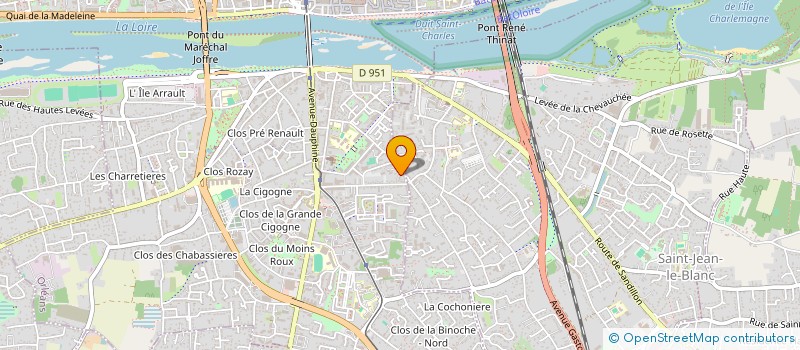localisation de l'entreprise FLY DISC'R à ORLEANS