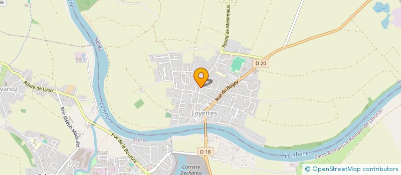 localisation de l'entreprise FLY-ENERGIE à LOYETTES