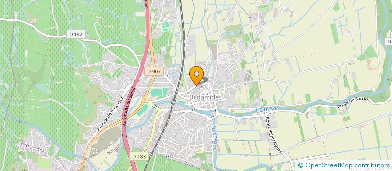 localisation de l'entreprise FLY LEARN CONSULT  BEDARRIDES