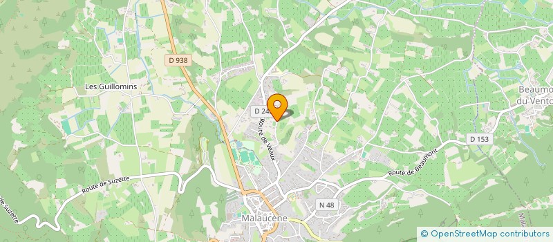 localisation de l'entreprise FLY MAP  MALAUCENE