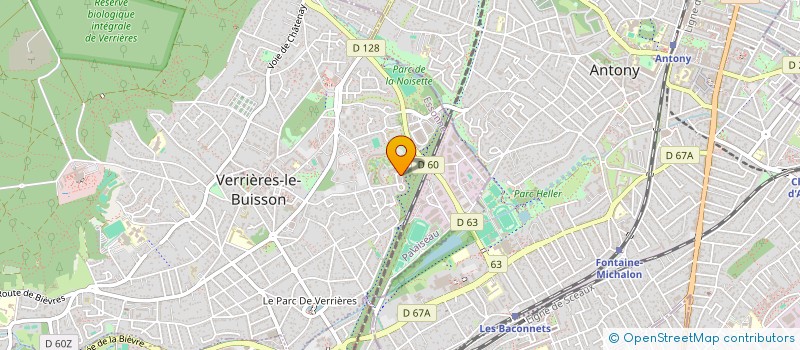 localisation de l'entreprise FLY'N'GO TV à VERRIERES-LE-BUISSON