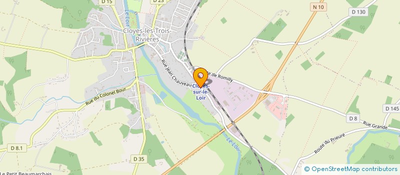 localisation de l'entreprise FLY ZEN à CLOYES-LES-TROIS-RIVIERES