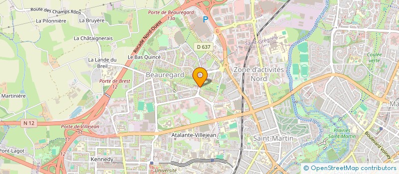 localisation de l'entreprise FLY2K à RENNES