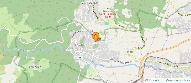 localisation de l'entreprise FLYAUVER  ENVAL