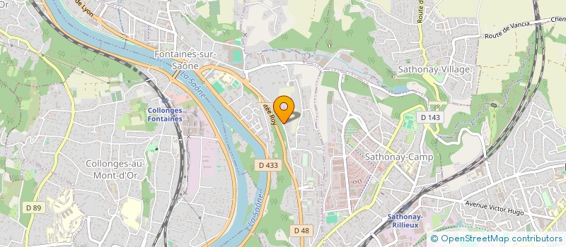 localisation de l'entreprise FLYCO  FONTAINES-SUR-SAONE