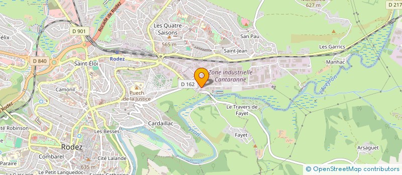 localisation de l'entreprise FLYCO  ONET LE CHATEAU