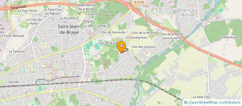 localisation de l'entreprise FLYE45 à SAINT-JEAN-DE-BRAYE