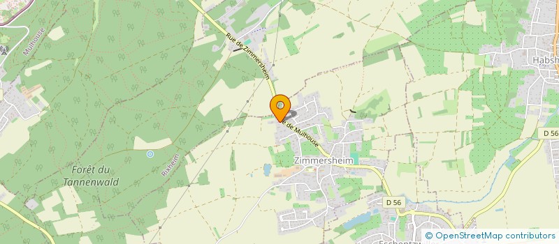 localisation de l'entreprise FLYER  ZIMMERSHEIM