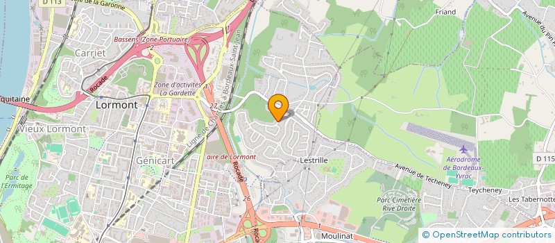 localisation de l'entreprise FLYERSMO  LORMONT