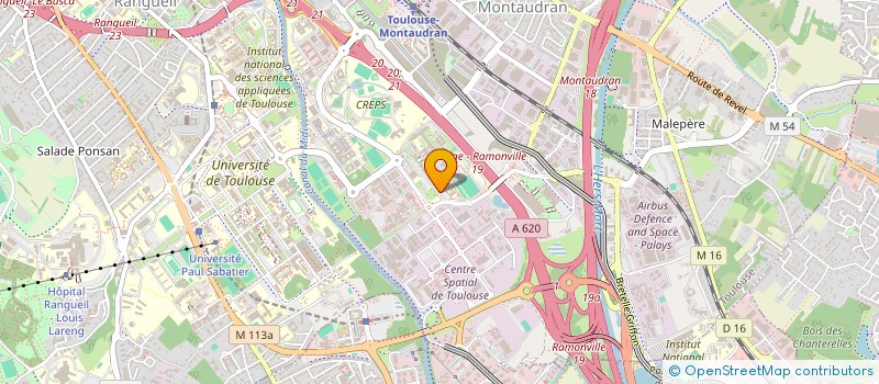localisation de l'entreprise FLYIMPULSE à TOULOUSE