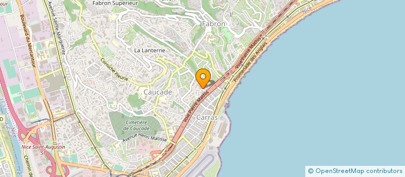 localisation de l'entreprise FLYING 7 AIR à NICE