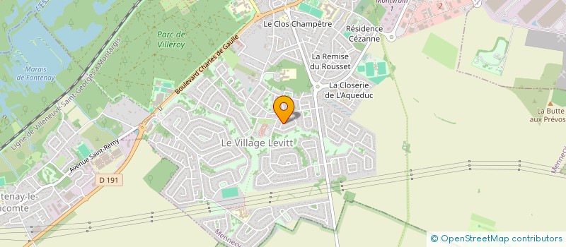 localisation de l'entreprise FLYING CAT DIGITAL à MENNECY