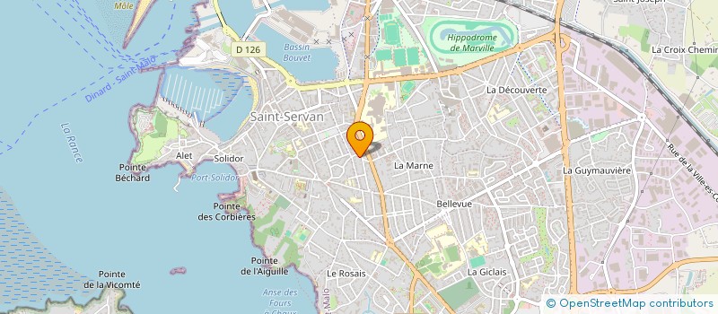 localisation de l'entreprise FLYING CHOSE  SAINT-MALO