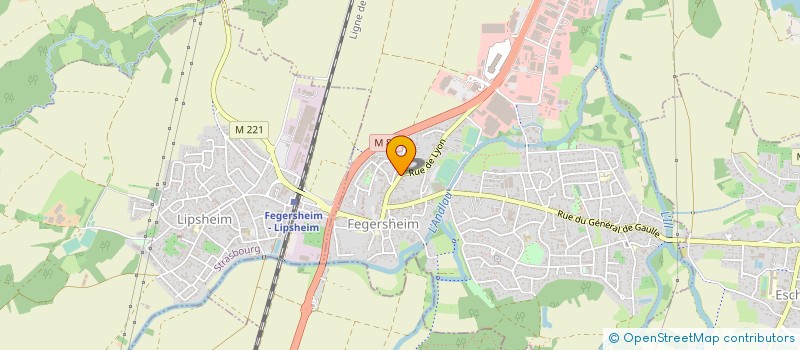 localisation de l'entreprise FLYING COW PROD  FEGERSHEIM