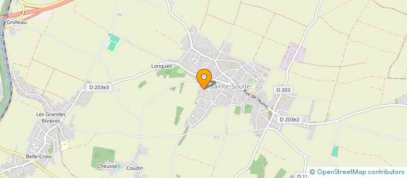 localisation de l'entreprise FLYING DRONE IMAGES  SAINTE-SOULLE