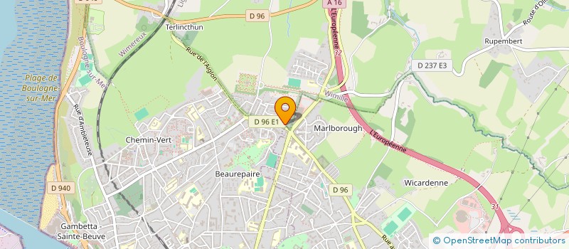 localisation de l'entreprise FLYING EAGLES  WIMILLE