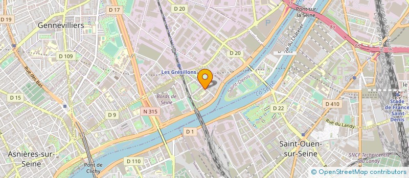 localisation de l'entreprise FLYING FOR YOU  ASNIERES-SUR-SEINE