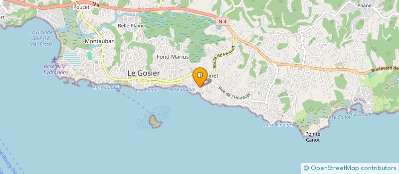 localisation de l'entreprise FLYING JOE à LE GOSIER