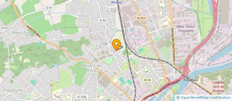 localisation de l'entreprise FLYING OAK GAMES  METZ