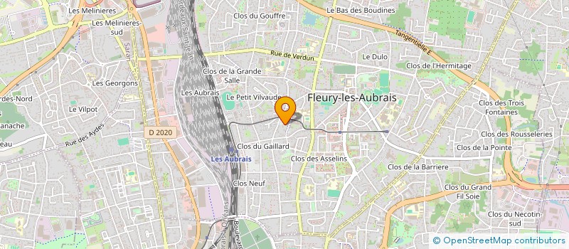 localisation de l'entreprise FLYING SAUCER  FLEURY-LES-AUBRAIS