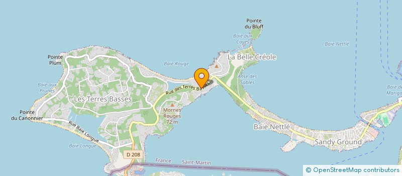 localisation de l'entreprise FLYING SEA HORSE  SAINT-MARTIN