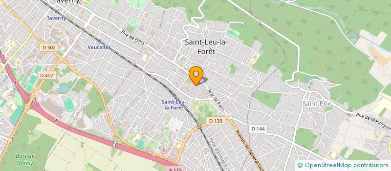 localisation de l'entreprise FLYING STAR à SAINT-LEU-LA-FORET