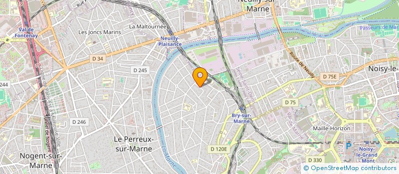 localisation de l'entreprise FLYING TURTLE à BRY SUR MARNE