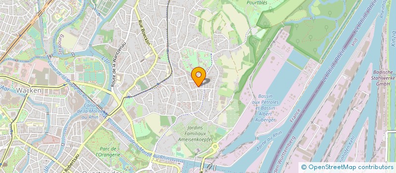 localisation de l'entreprise FLYKOM à STRASBOURG