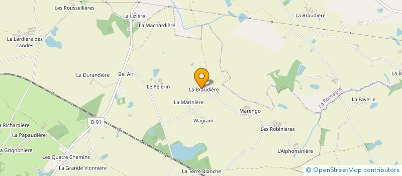 localisation de l'entreprise FLYLAX à SEVREMOINE