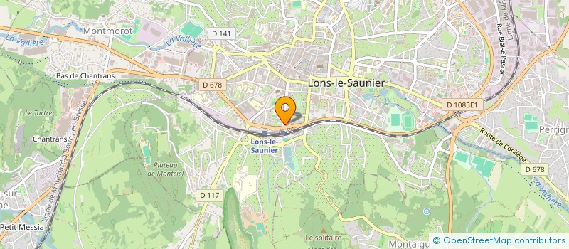 localisation de l'entreprise FLYM  LONS-LE-SAUNIER