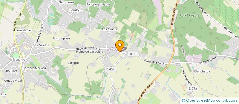 localisation de l'entreprise FLYM  VILLENEUVE-LES-BOULOC