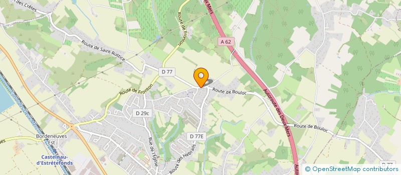 localisation de l'entreprise FLYM IMMO  VILLENEUVE LES BOULOC