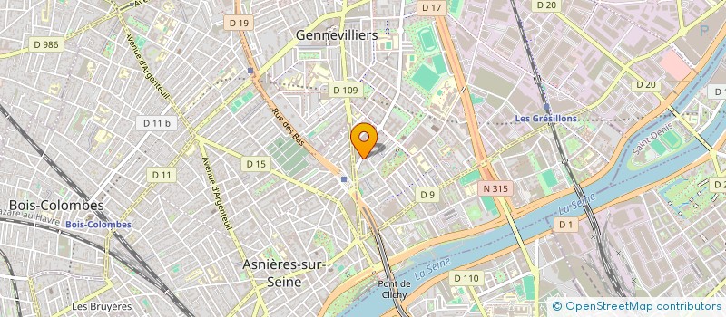 localisation de l'entreprise FLYMAMA  GENNEVILLIERS