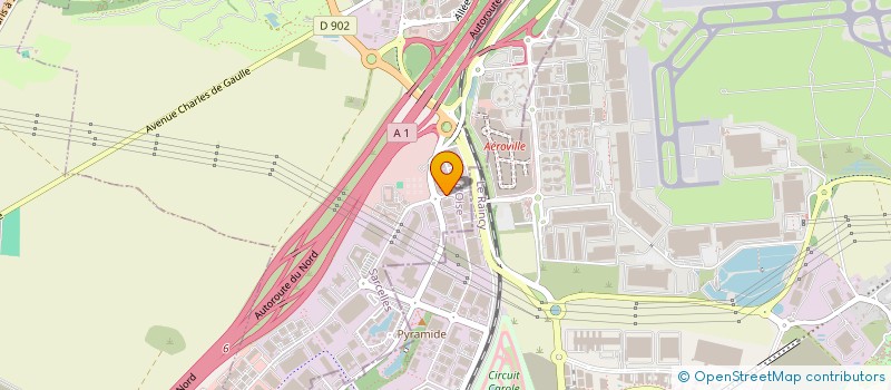 localisation de l'entreprise FLYMESSENGER à ROISSY-EN-FRANCE